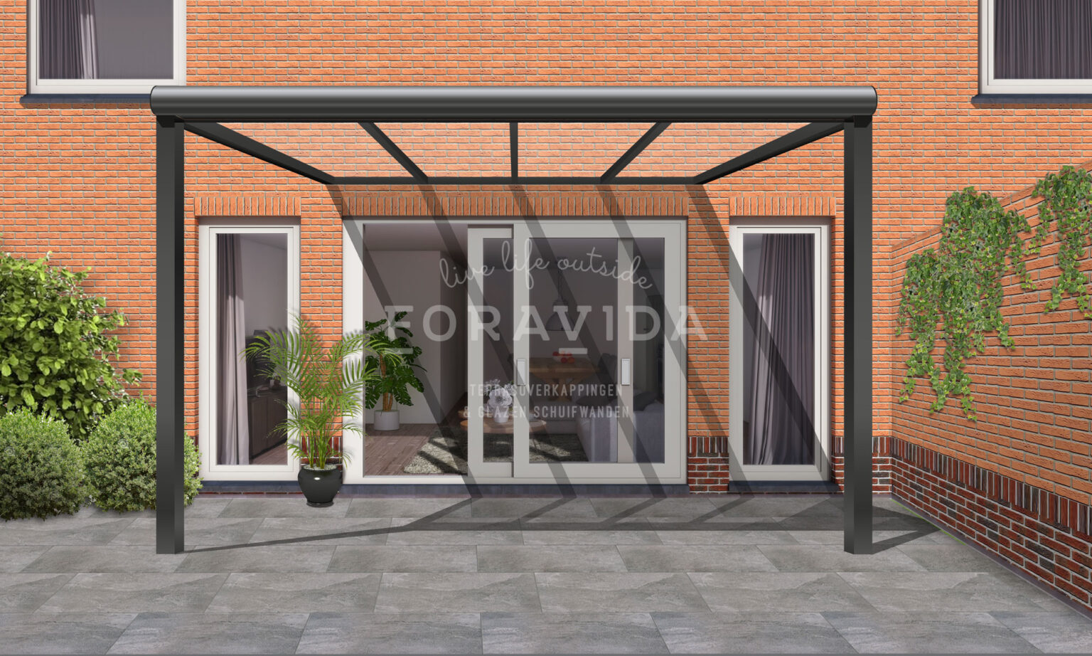 Terrasoverkapping Samenstellen Met 3D Configurator - ForaVida®